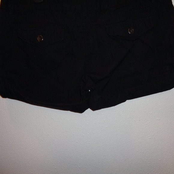 BLUE Spice Black Shorts Size 11 - Picture 2 of 5